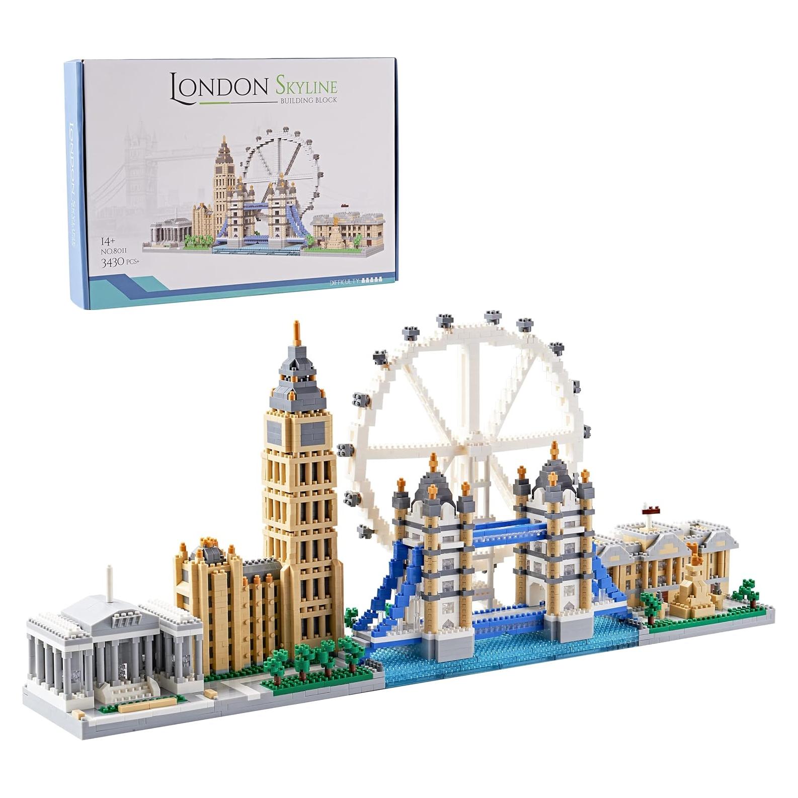 LUKHANG Kit Modelo Skyline de Londres 3430 Piezas 14+