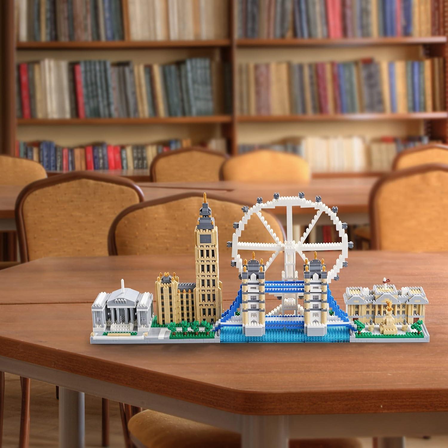 LUKHANG Kit Modelo Skyline de Londres 3430 Piezas 14+