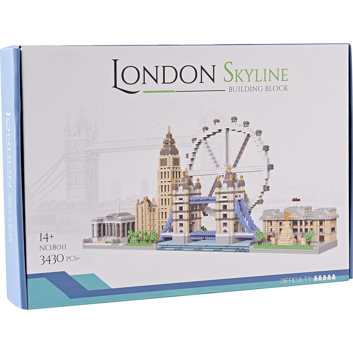 LUKHANG Kit Modelo Skyline de Londres 3430 Piezas 14+