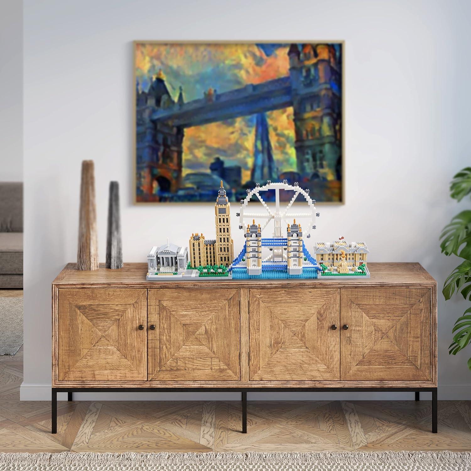 LUKHANG Kit Modelo Skyline de Londres 3430 Piezas 14+