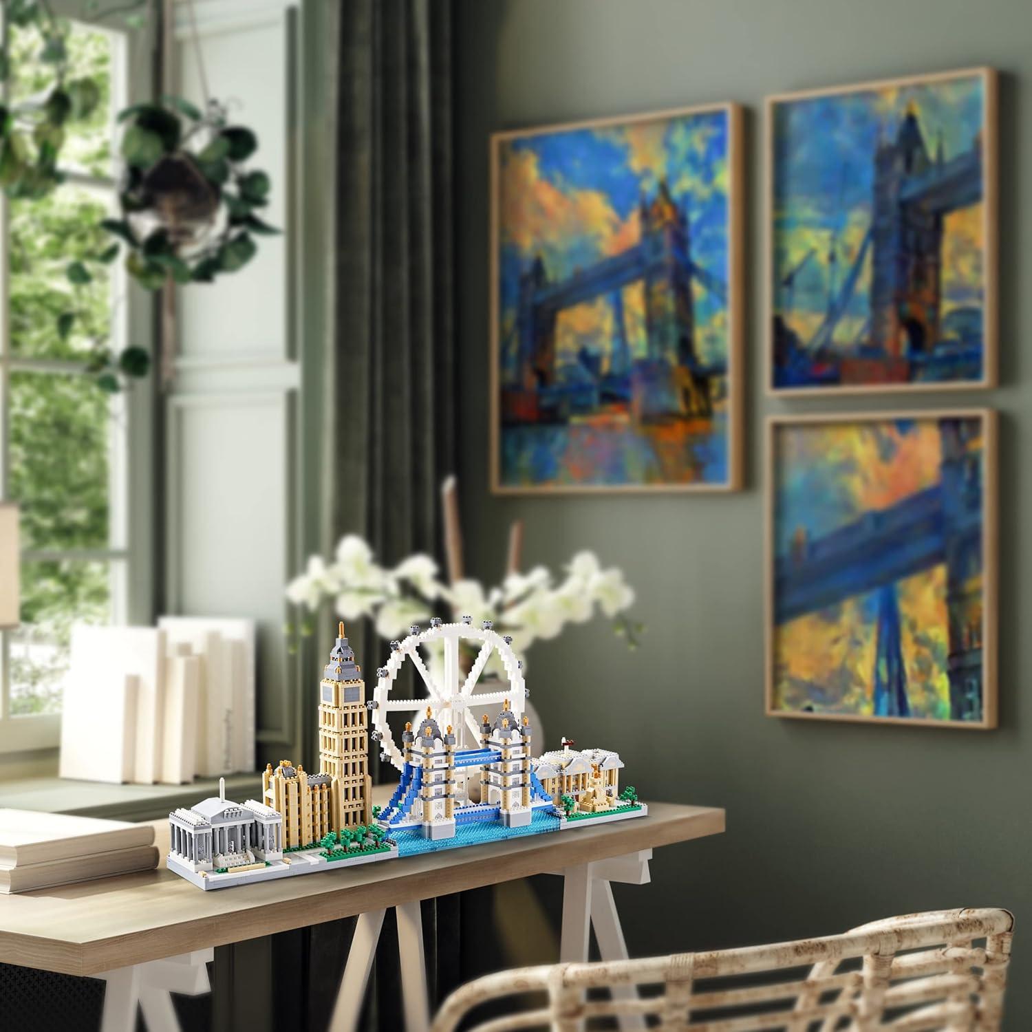 LUKHANG Kit Modelo Skyline de Londres 3430 Piezas 14+