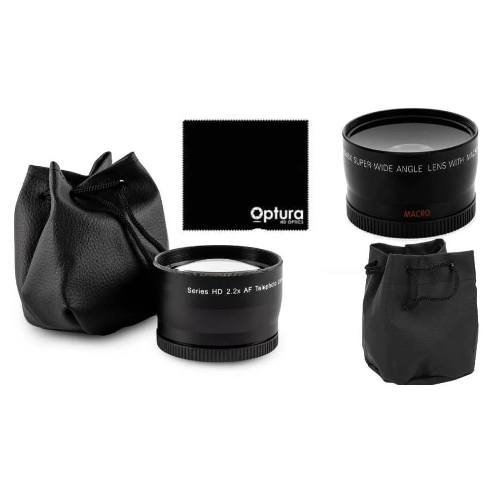 Kit de Lentes Telefoto y Gran Angular HD 2 Piezas Sony Alpha A6000