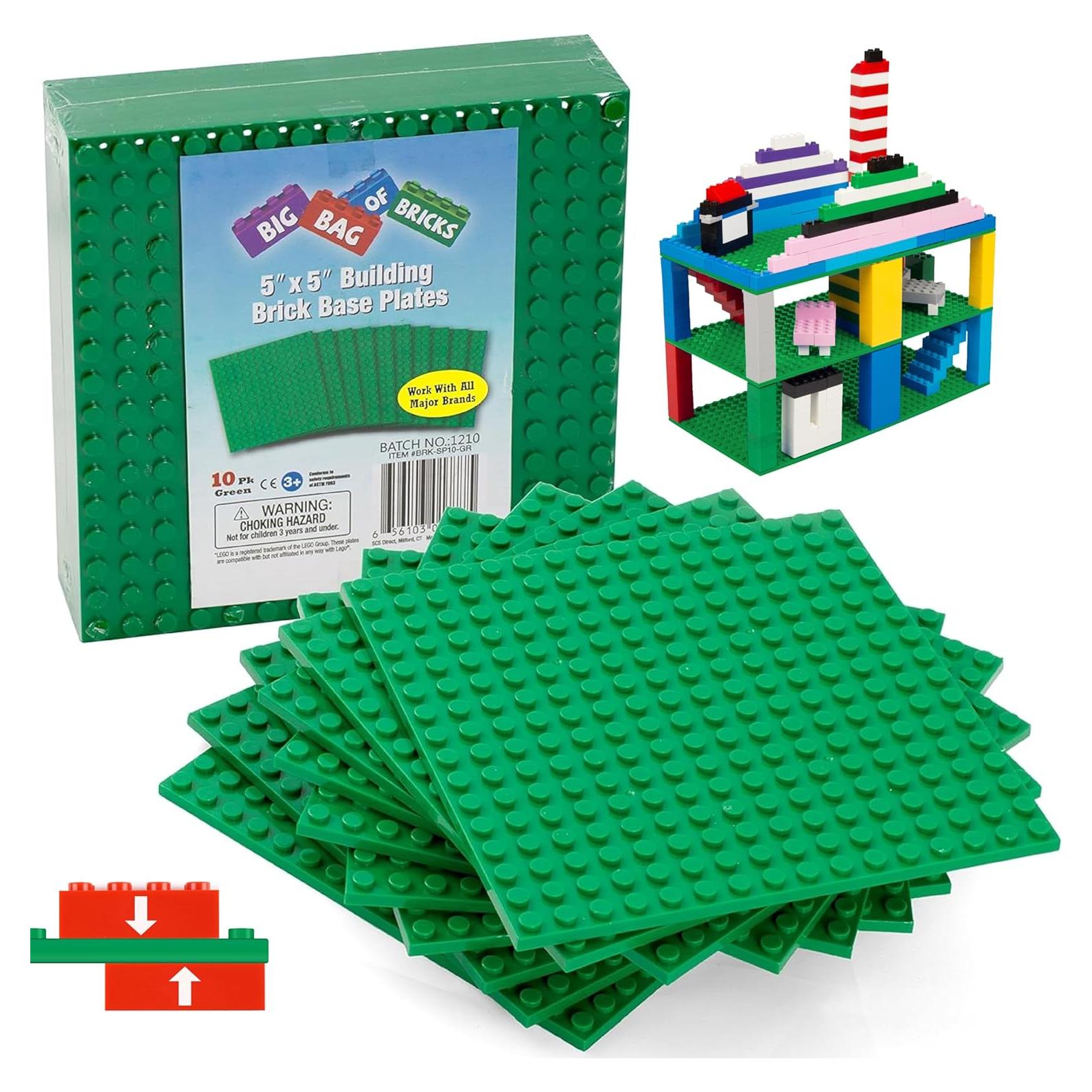 Placas Base Verdes SCS Direct 12.7x12.7cm - 10 Piezas