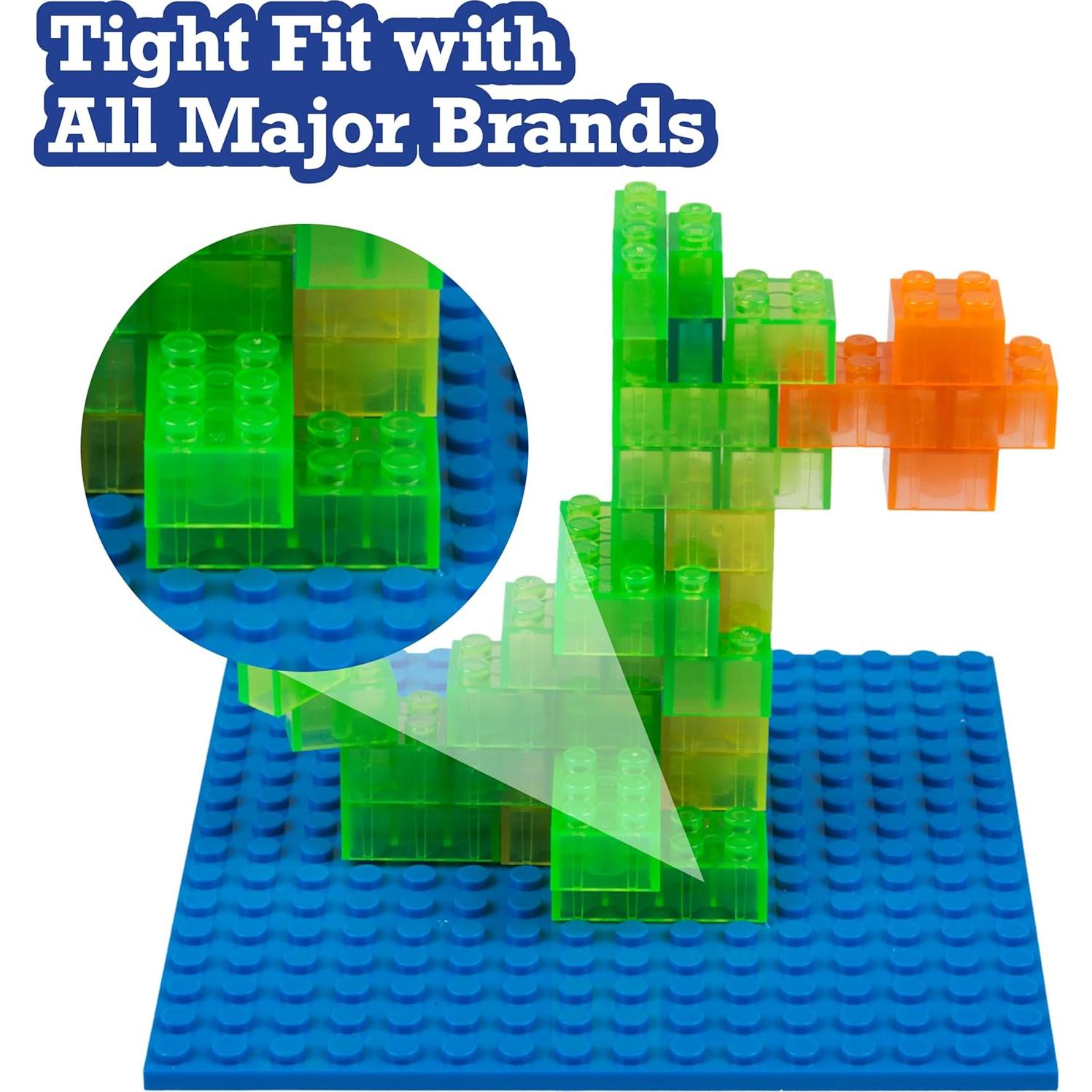 Placas Base de Ladrillos SCS Direct Azules 10 Piezas 12x12 cm