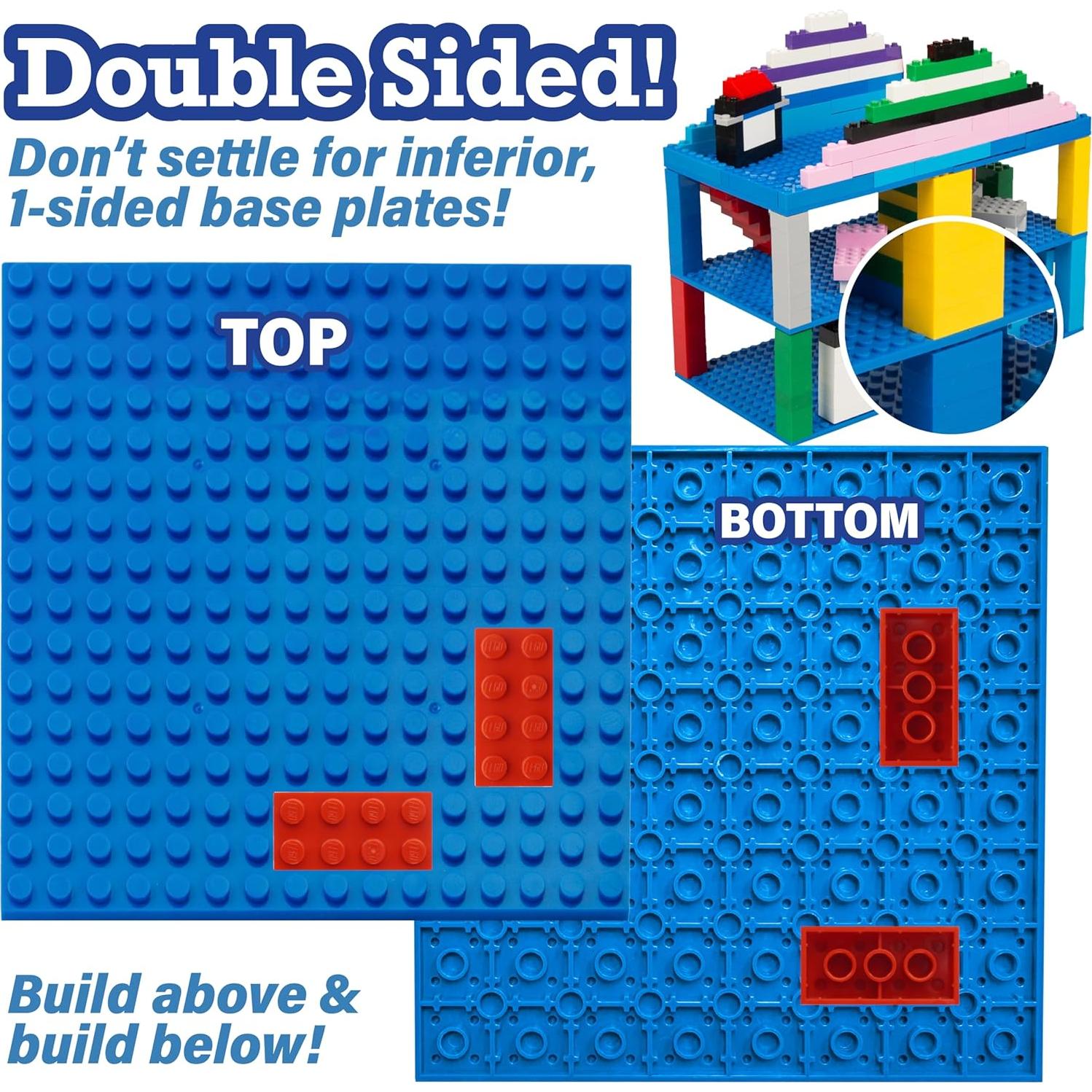 Placas Base de Ladrillos SCS Direct Azules 10 Piezas 12x12 cm