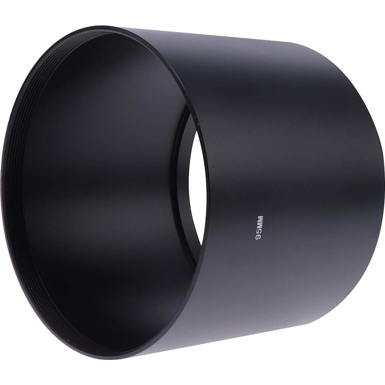 Capucha de Lente Metal 95mm FocusFoto para Lentes Telefoto