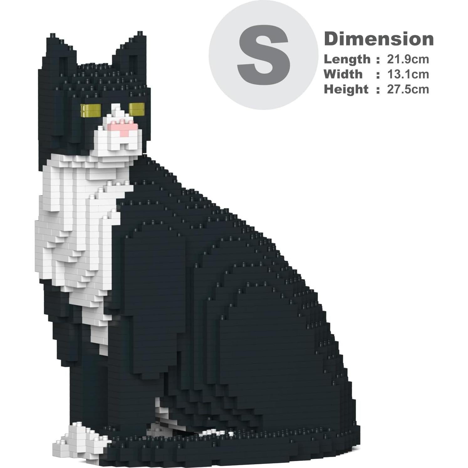 Bloques de Construcción JEKCA Gato Tuxedo 01S 1560 Piezas