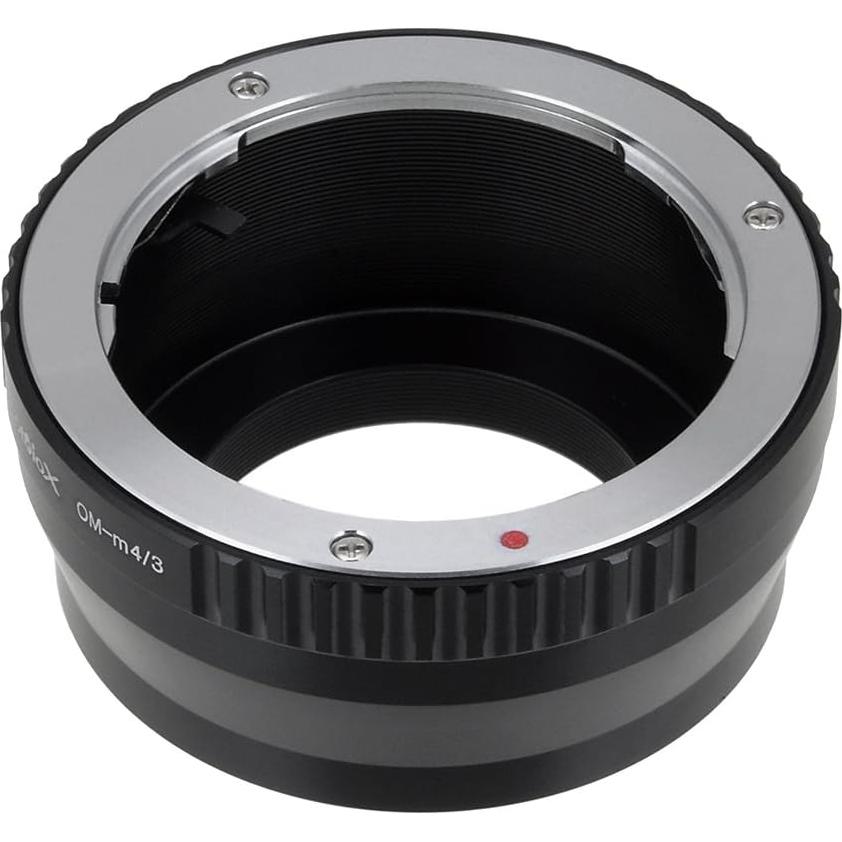 Fotodiox Lens Mount Adapter, Olympus OM Zuiko Lens to Micro 4/3 Olympus PEN and Panasonic Lumix Cameras