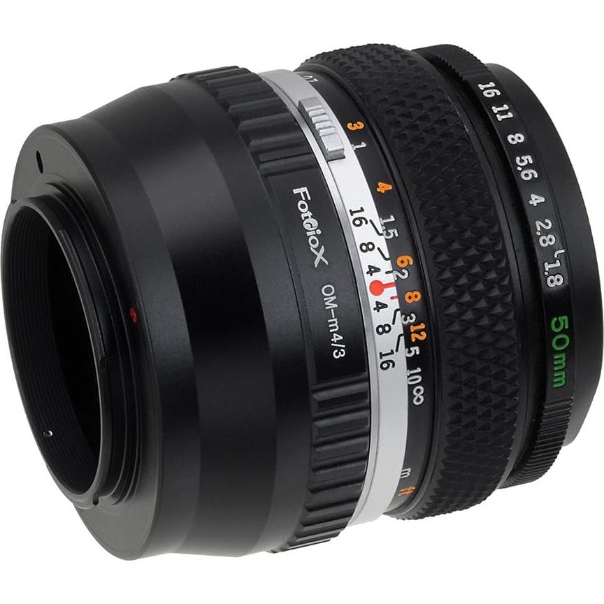 Fotodiox Lens Mount Adapter, Olympus OM Zuiko Lens to Micro 4/3 Olympus PEN and Panasonic Lumix Cameras