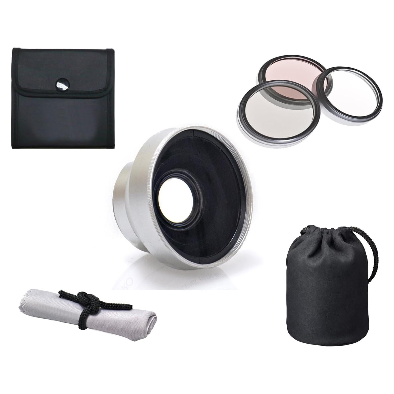 Lente Telefoto 3.0x Optics Nc para Panasonic LUMIX DMC-LX100 + Kit de Filtros