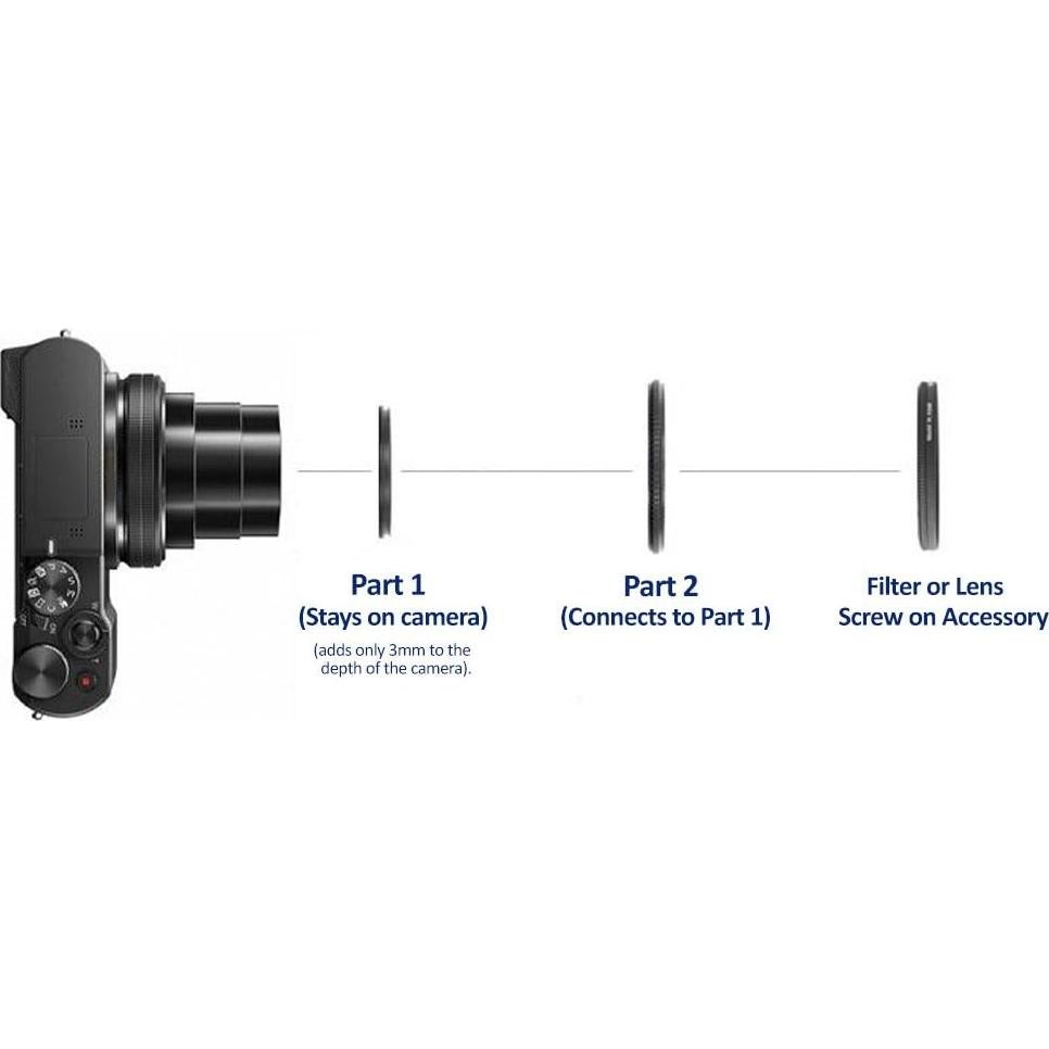 Lente Telefoto Digital 2.2X para Panasonic Lumix DMC-LX10