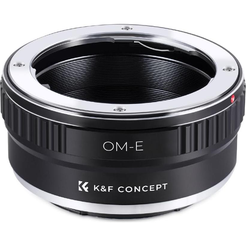 Adaptador K&F Concept OM a Sony E - Enfoque manual, latón y aluminio