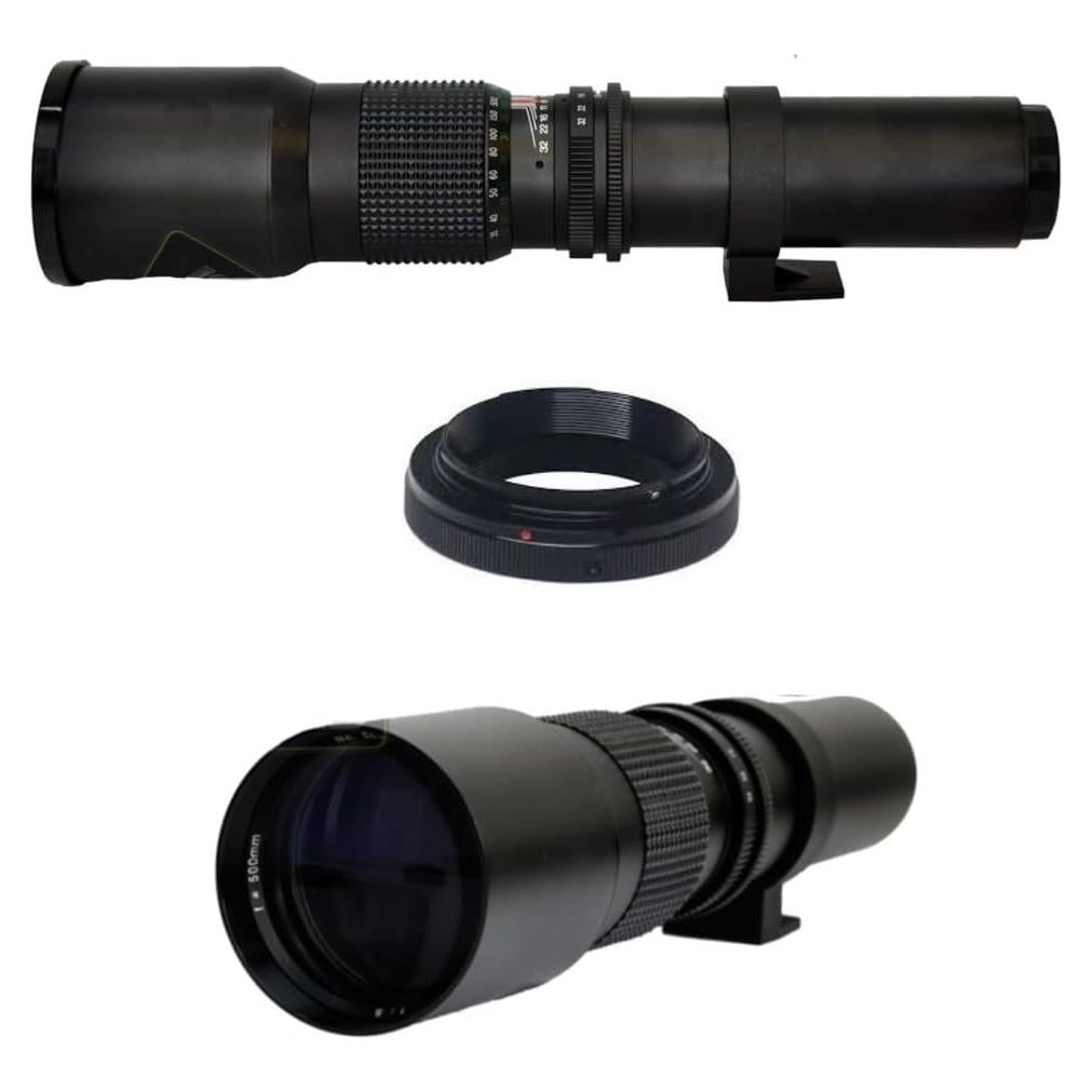 Lente Telefoto VIVITAR 500mm F8.0 para Cámaras Olympus SLR