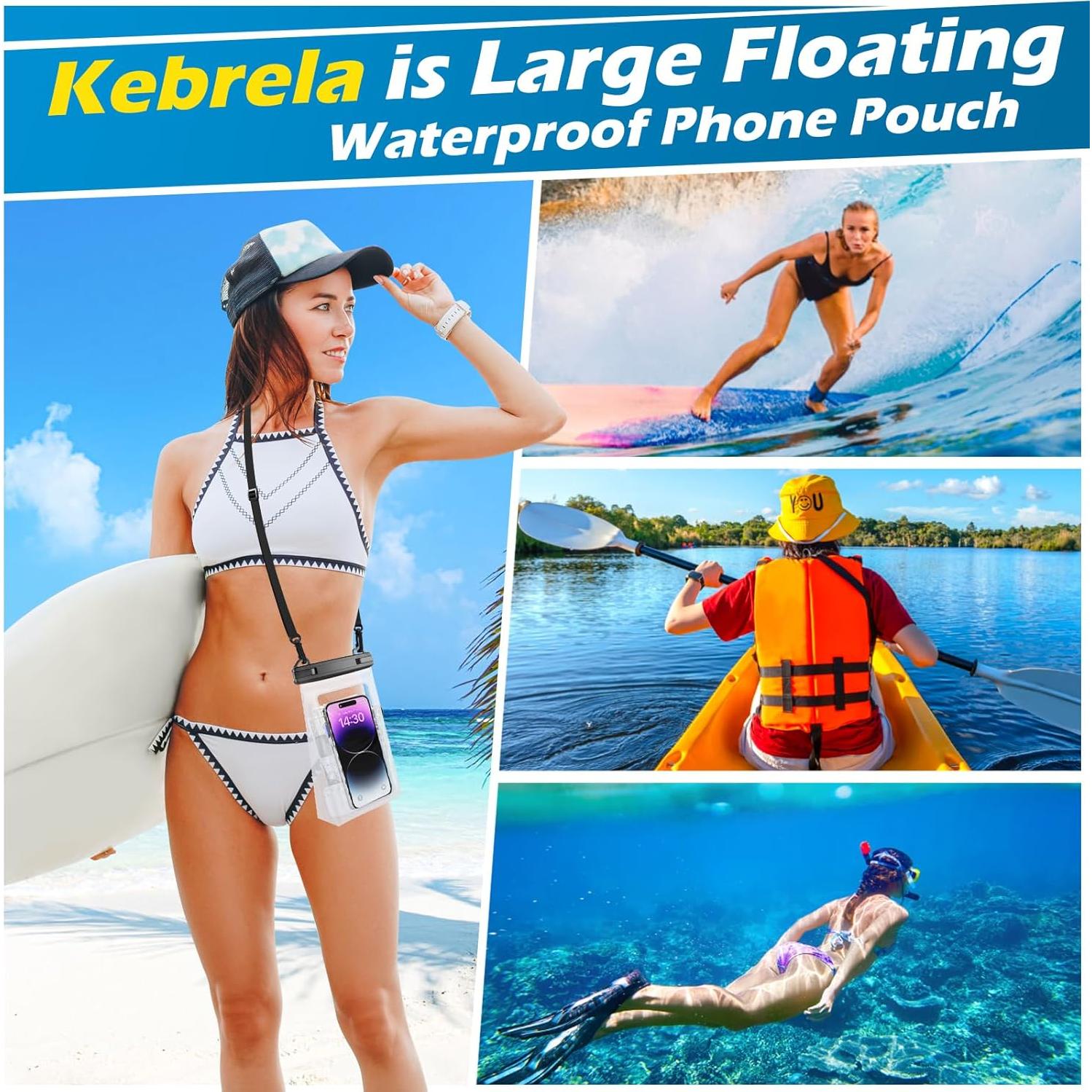 Funda Impermeable Flotante Kebrela para Teléfono 7.2''