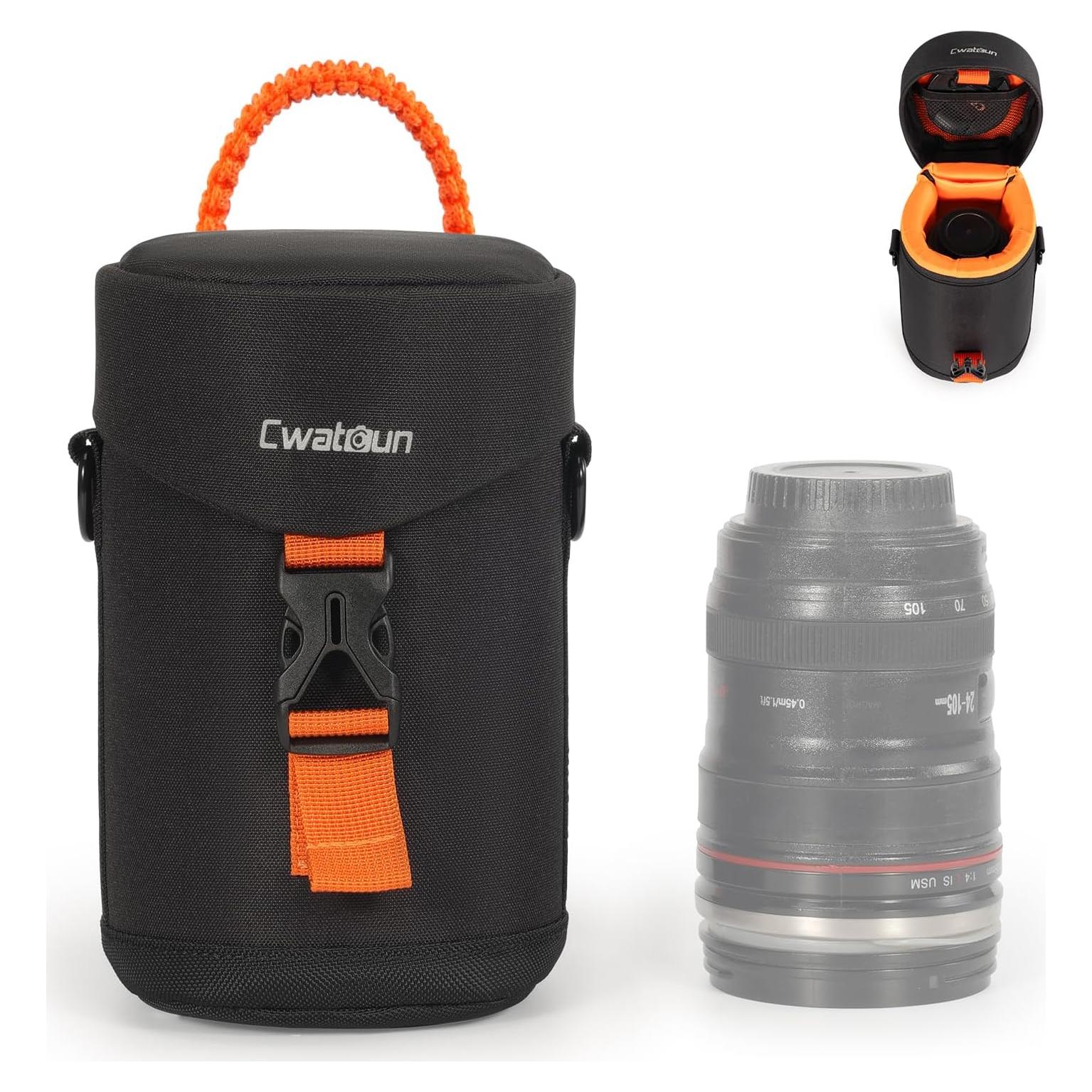 Funda Dura para Lente de Cámara Cwatcun Resistente al Agua
