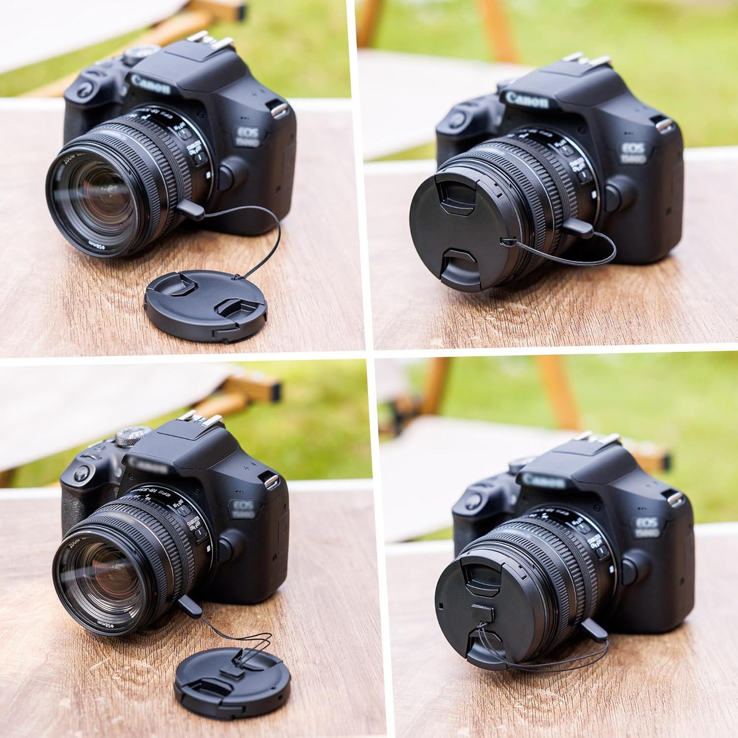 Tapa de Lente Frontal JJC 95mm - 2 Pack con Fundas