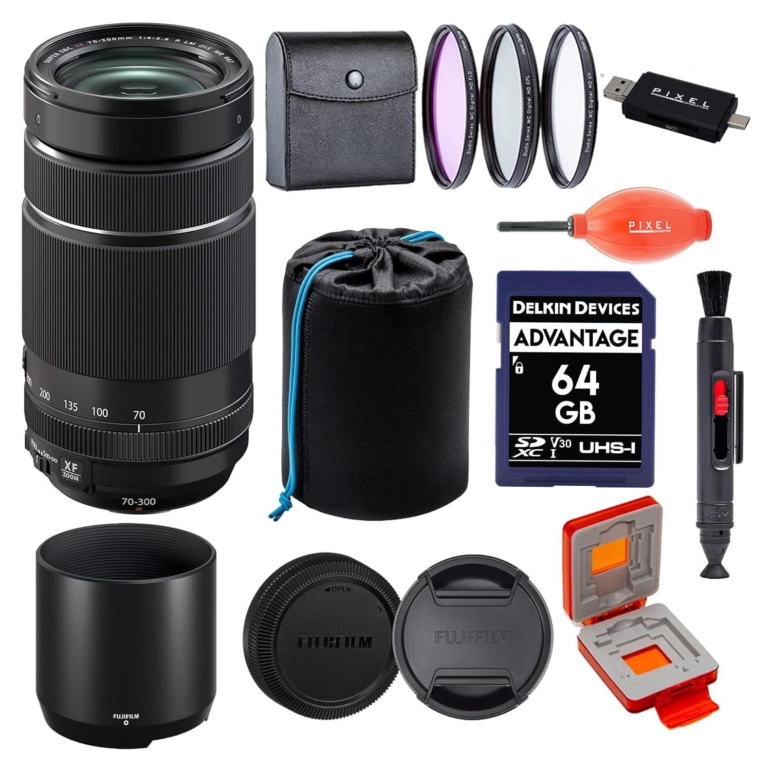 Lente Fujifilm XF 70-300mm f/4-5.6 R LM OIS WR - Accesorios