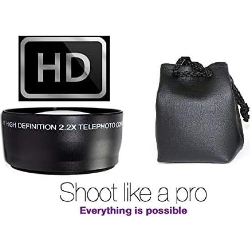 Lente Telefoto HD 2.2X Pro Ser para FujiFilm X-E3 58mm