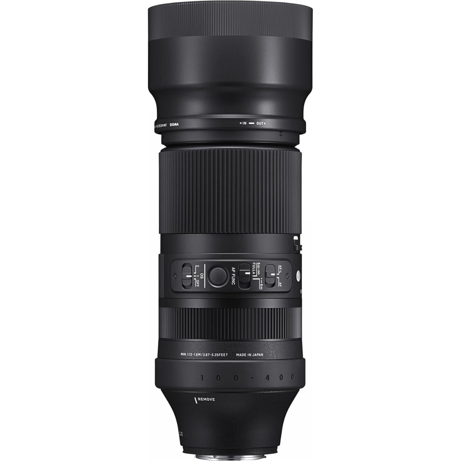 Lente Sigma 100-400mm F5-6.3 DG DN OS para Fujifilm X + Accesorios
