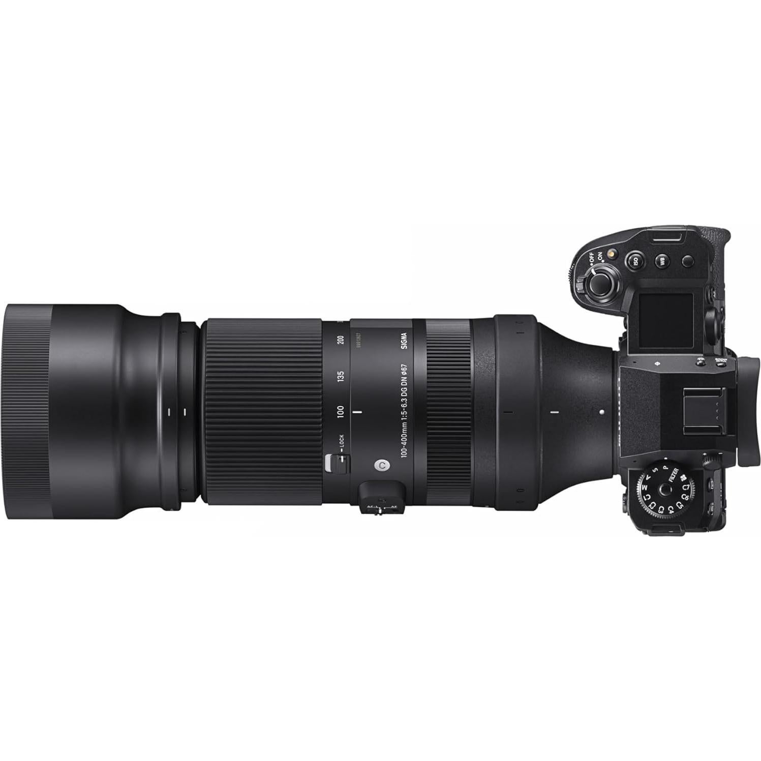 Lente Sigma 100-400mm F5-6.3 DG DN OS para Fujifilm X + Accesorios