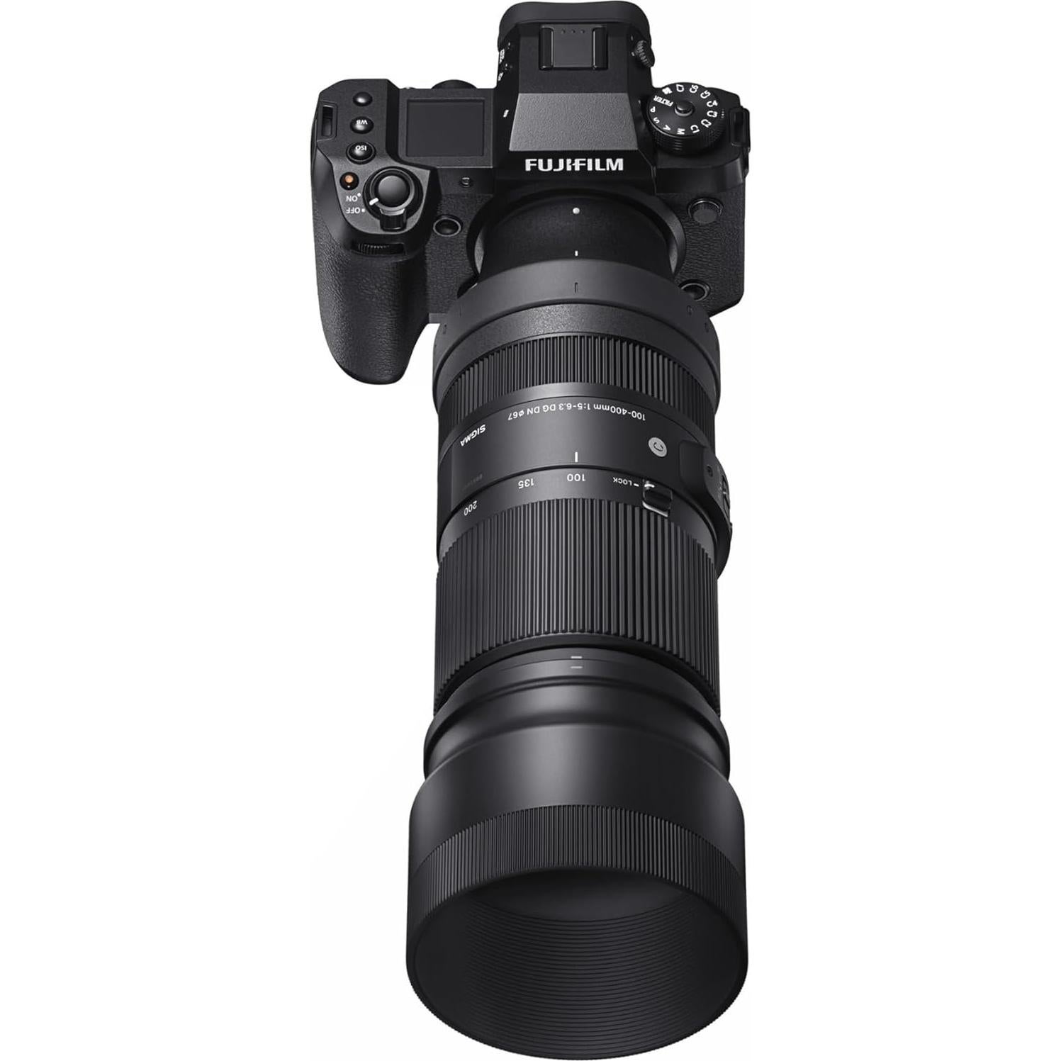 Lente Sigma 100-400mm F5-6.3 DG DN OS para Fujifilm X + Accesorios