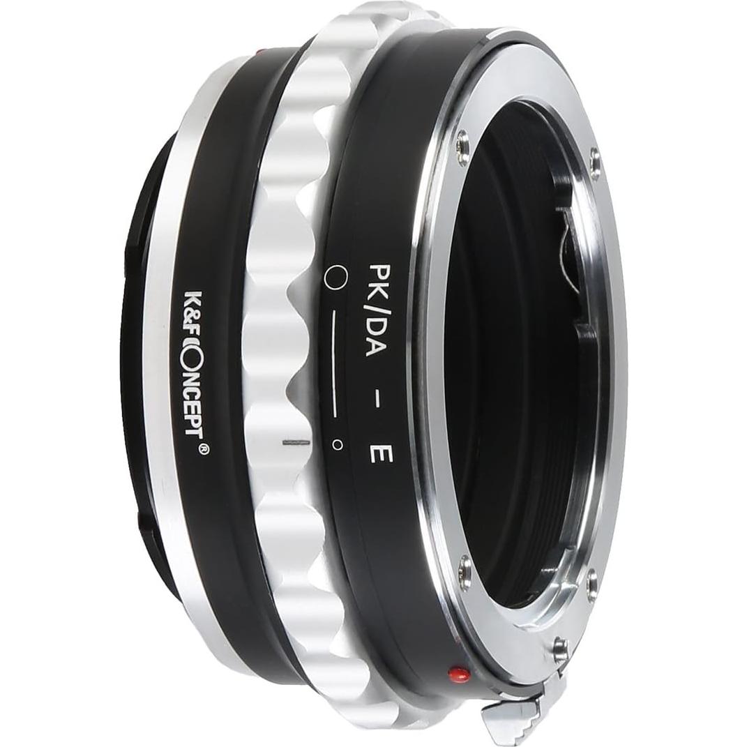 Adaptador K&F Concept para Lentes Pentax K a Sony E-Mount