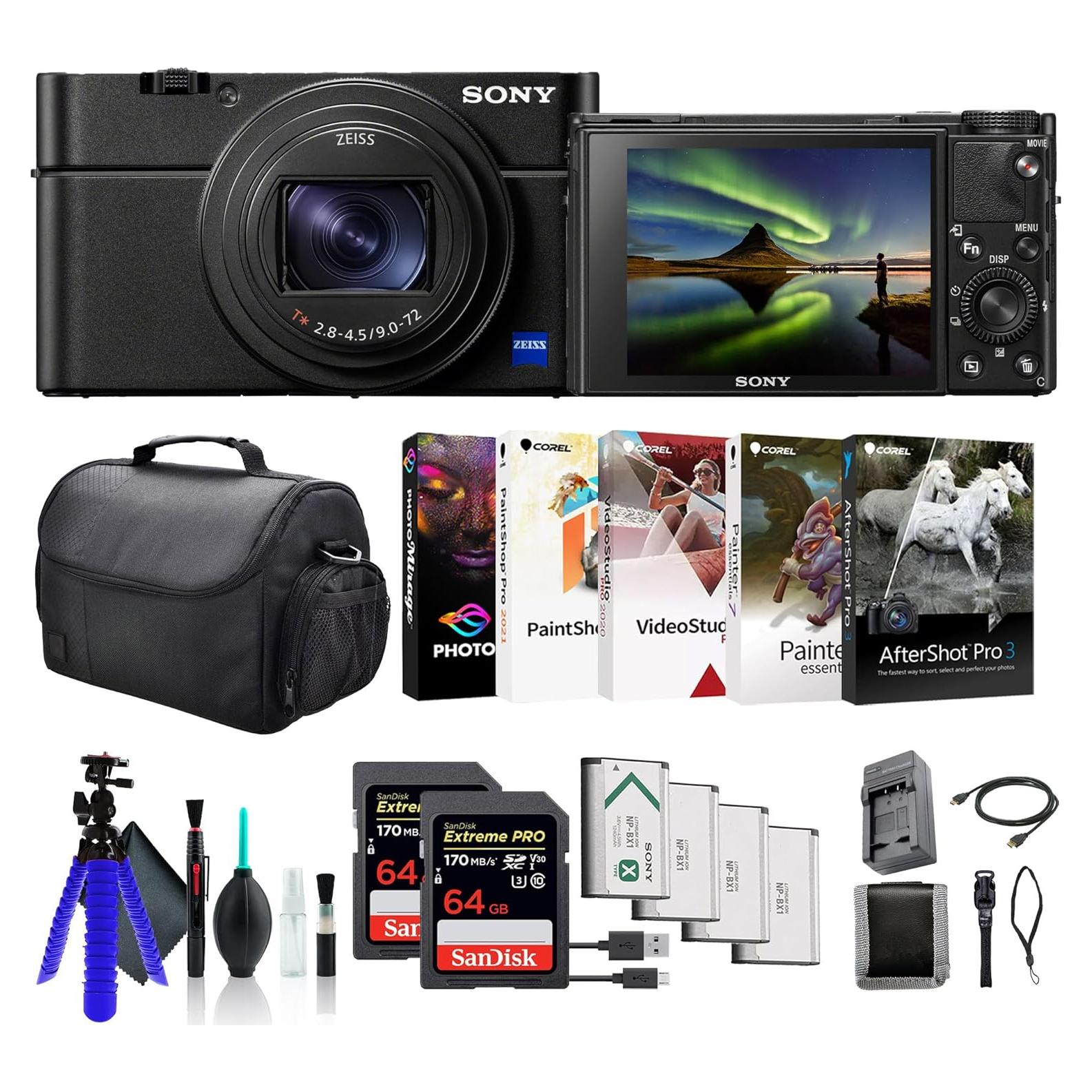 Cámara Digital Sony Cyber-shot DSC-RX100 VII 20.1MP 4K