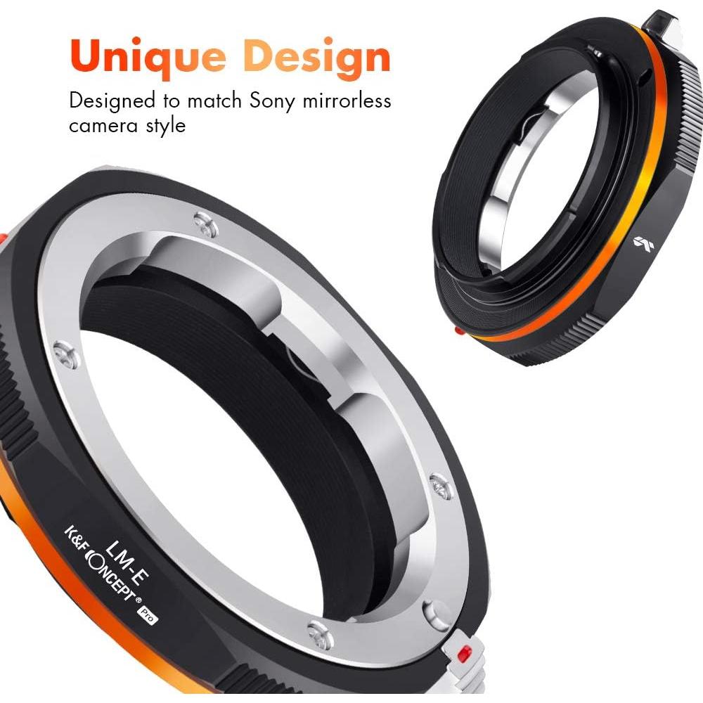 Adaptador de Montura K&F Concept Leica M a Sony E-Mount