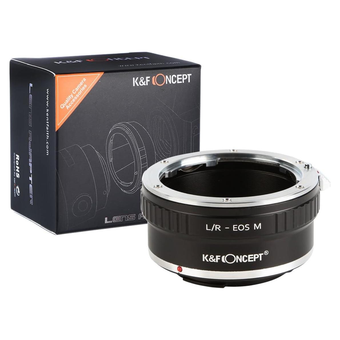 Adaptador de Montura K&F Concept L/R para Lente Leica R a Cámara