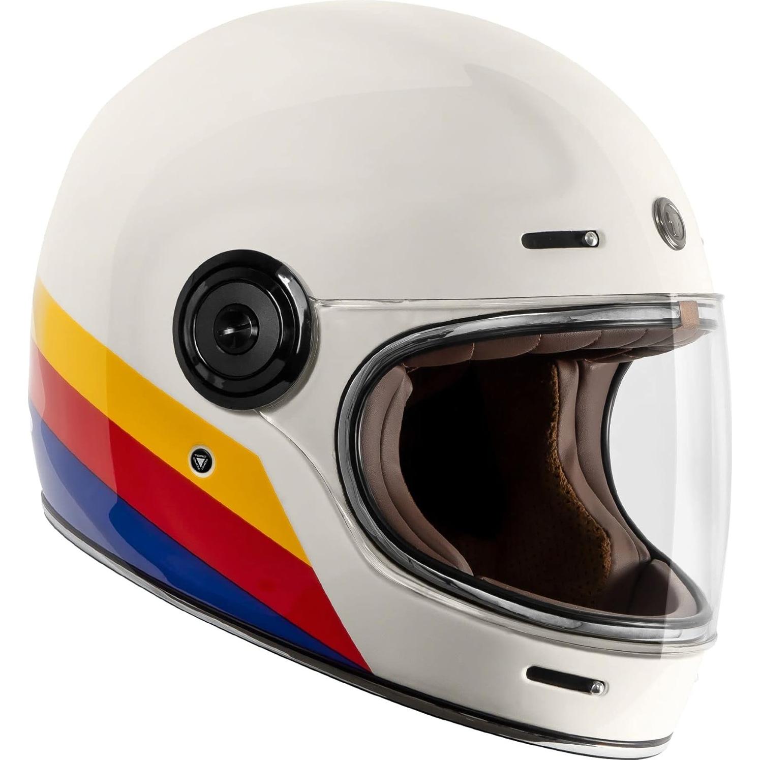 Casco Integral TORC T1 Fibra de Vidrio Mediano Blanco