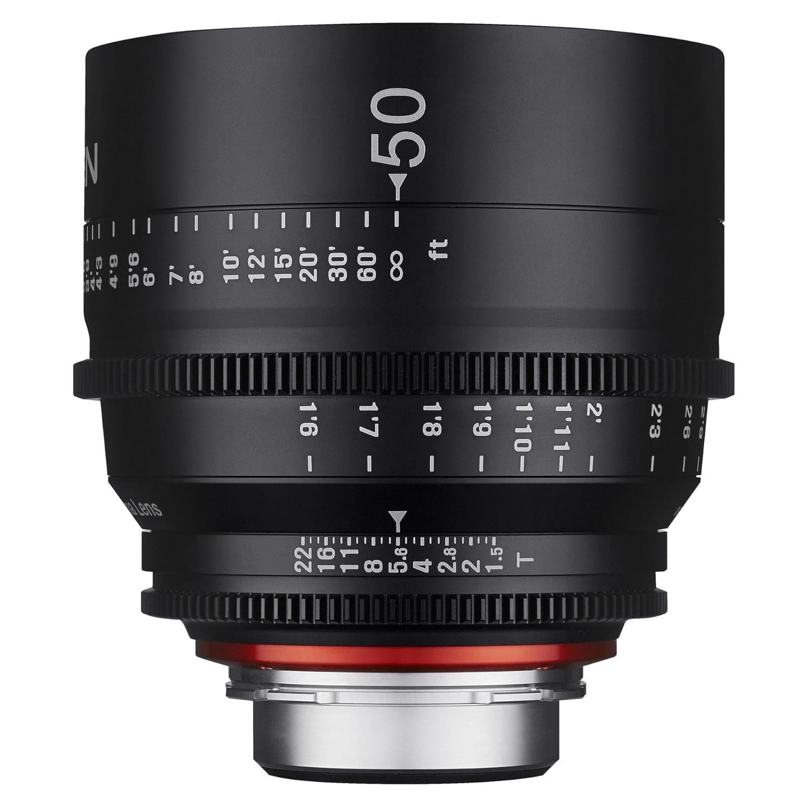 Lente de Cine Rokinon Xeen 50mm T1.5 para MFT - 1.22 kg