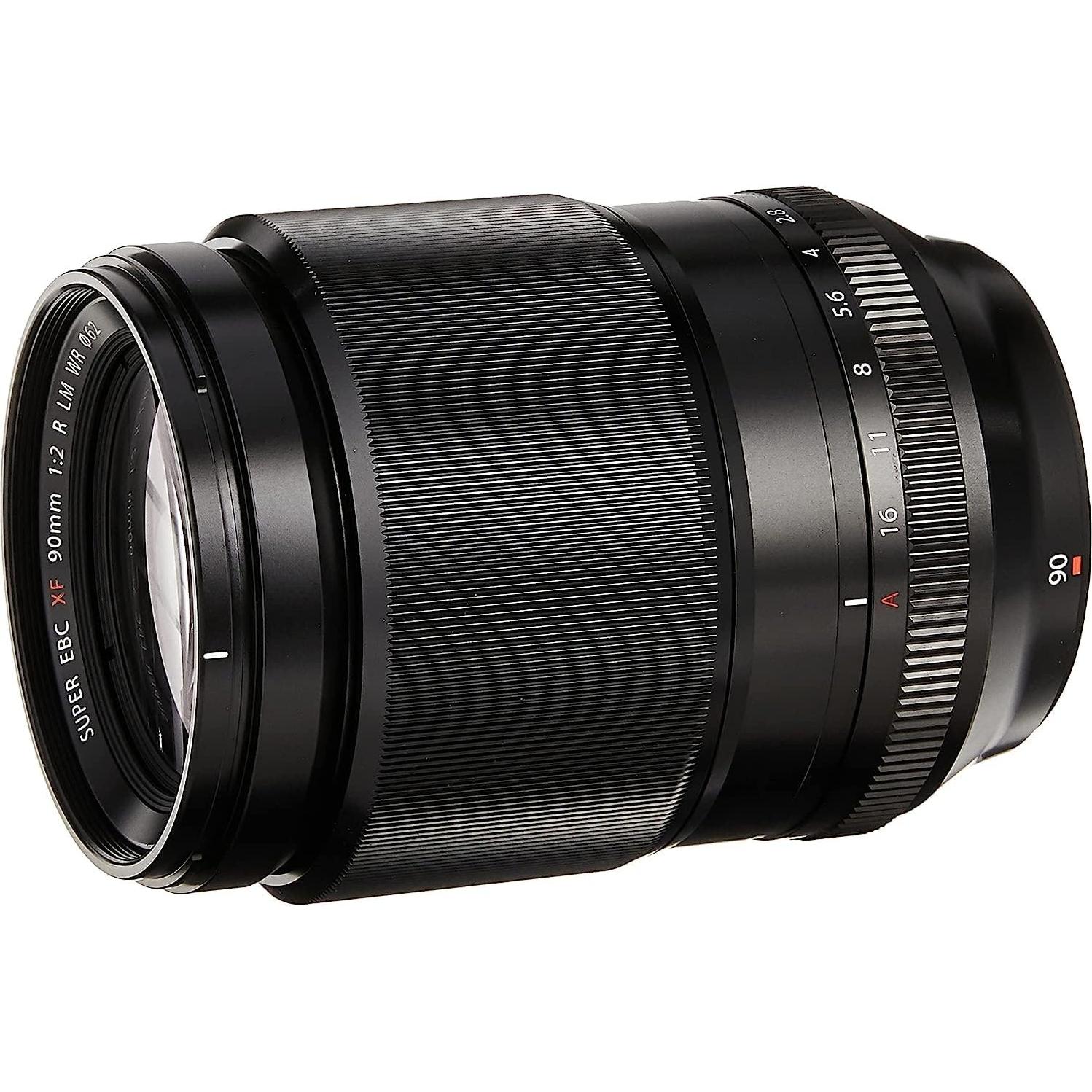 Lente Fujifilm XF 90mm F2 R LM WR con Accesorios de Limpieza