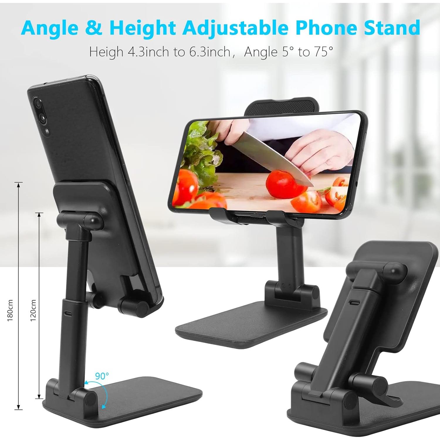 Soporte Plegable para Teléfono Szwilnis 2 Pcs Ajustable