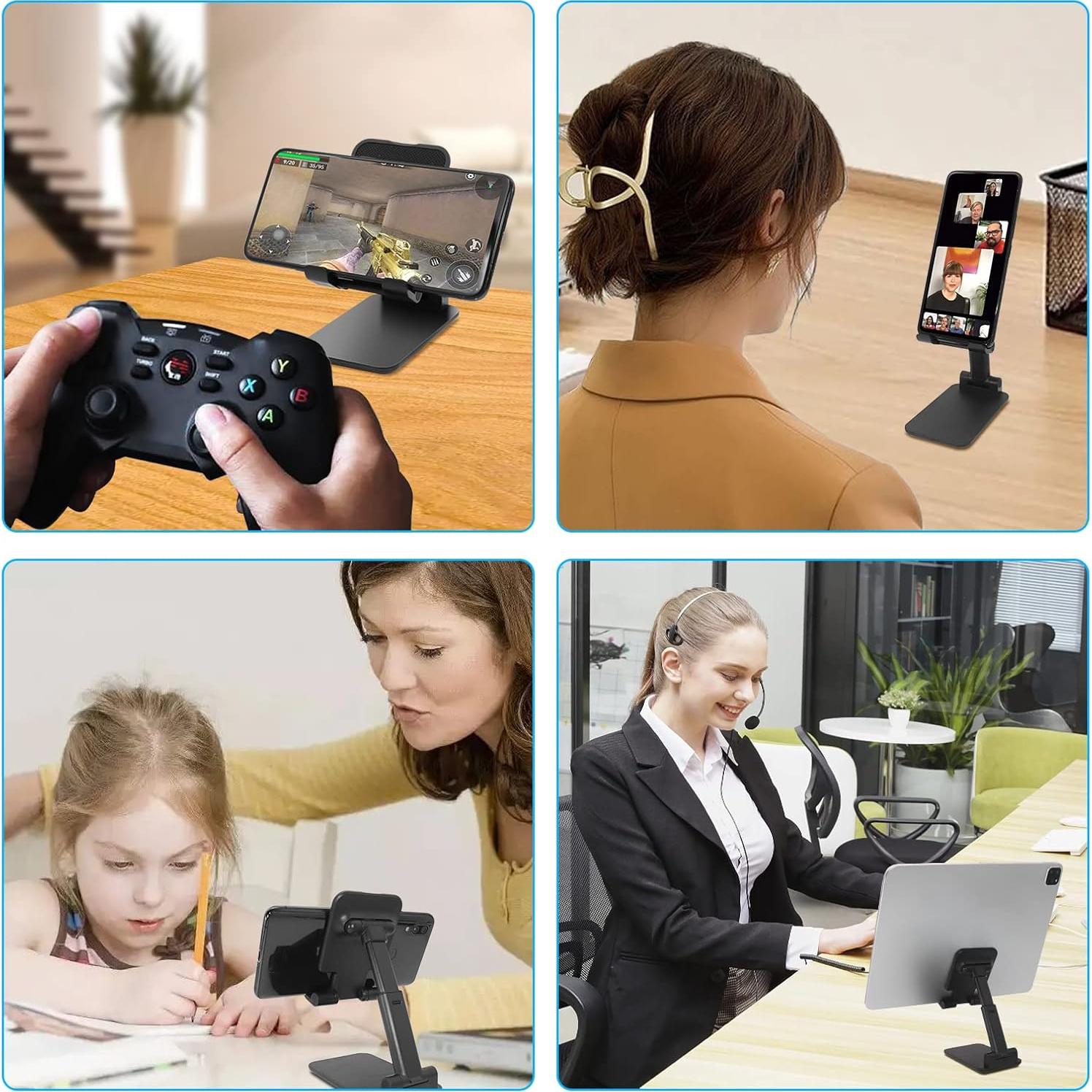 Soporte Plegable para Teléfono Szwilnis 2 Pcs Ajustable