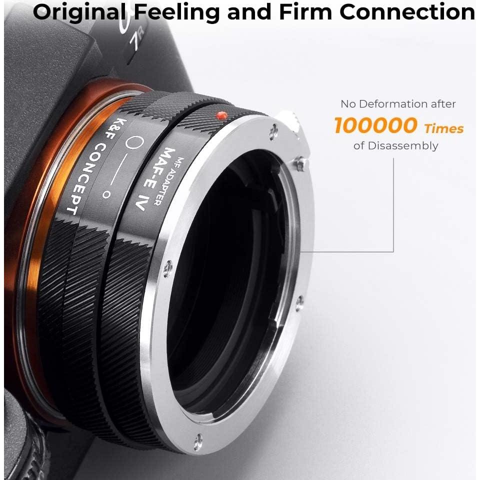 Adaptador de Montura K&F Concept IV PRO MAF-NEX para Sony E