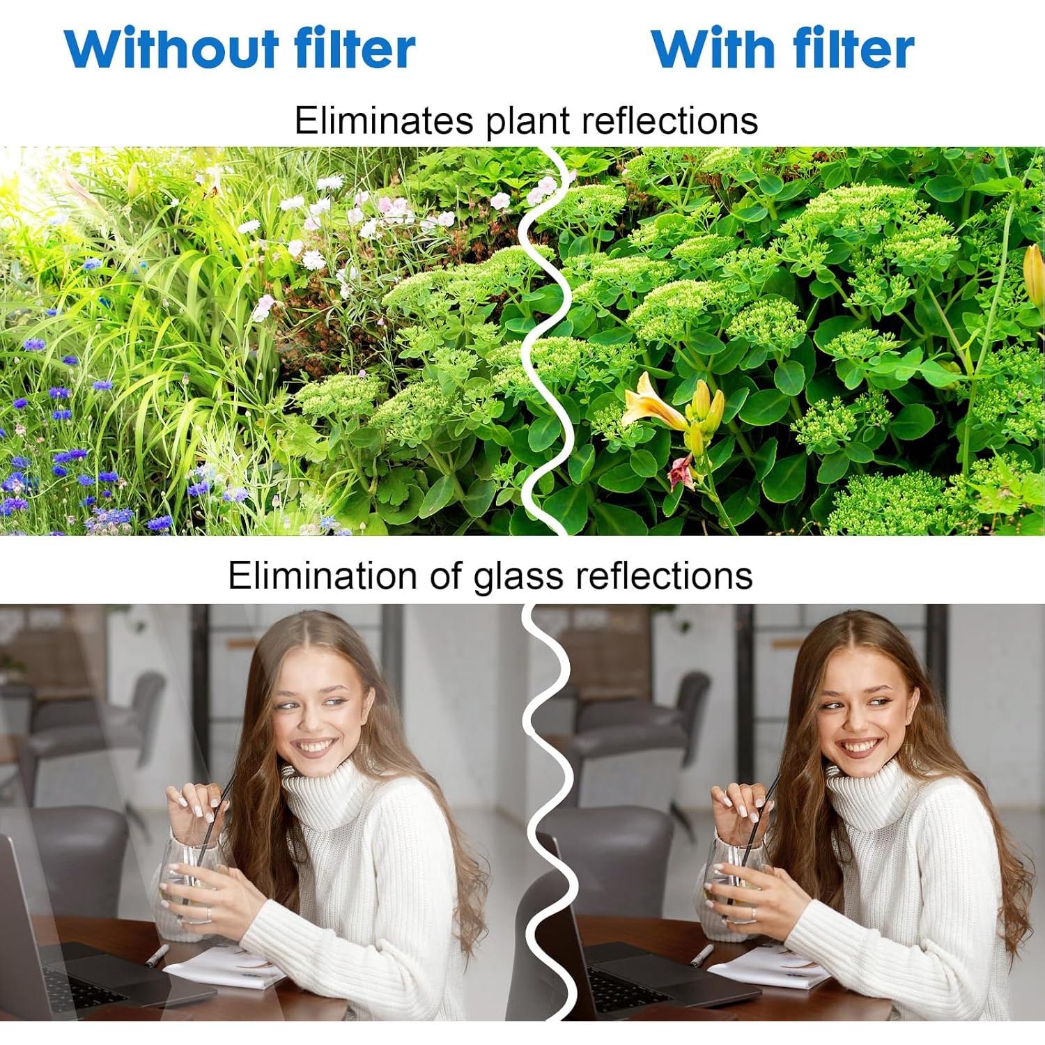 Filtro CPL 52mm SPHOSWHP para Smartphone - Polarizador Clip-On