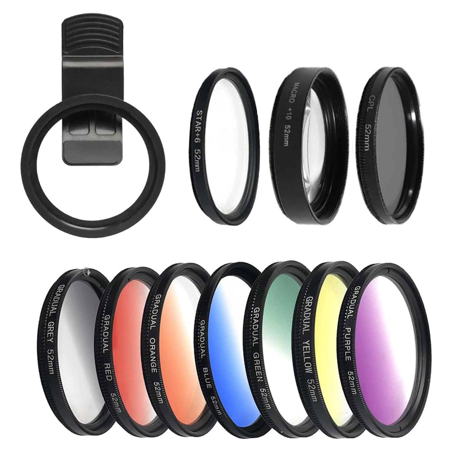 Kit de Lentes para Cámara de Teléfono DRAMLOR 10 en 1