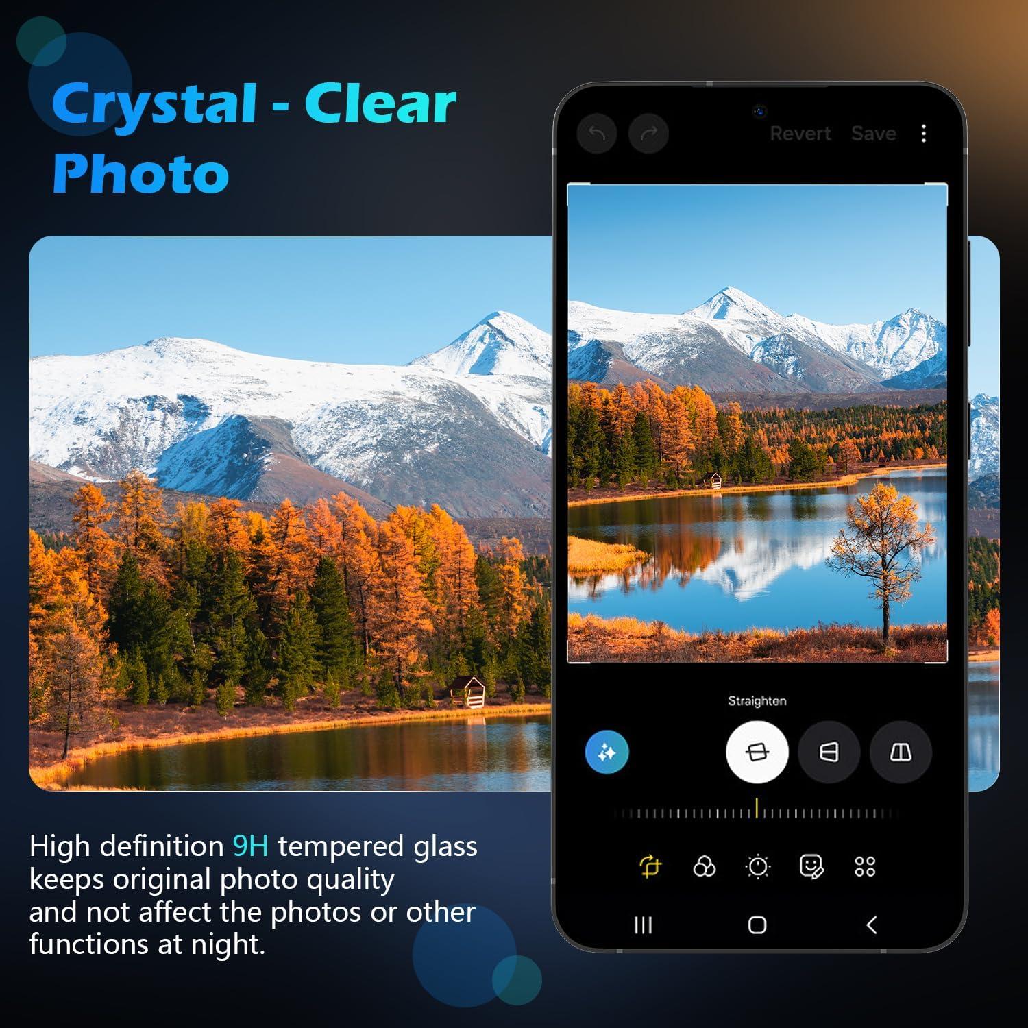 imluckies 3 Packs Camera Lens Protector for Samsung Galaxy S25 HD Tempered Glass, 9H Anti-Scratch & Ultra Clear Back Screen Camera Film, Case Friendly for S 25 6.2", Clear