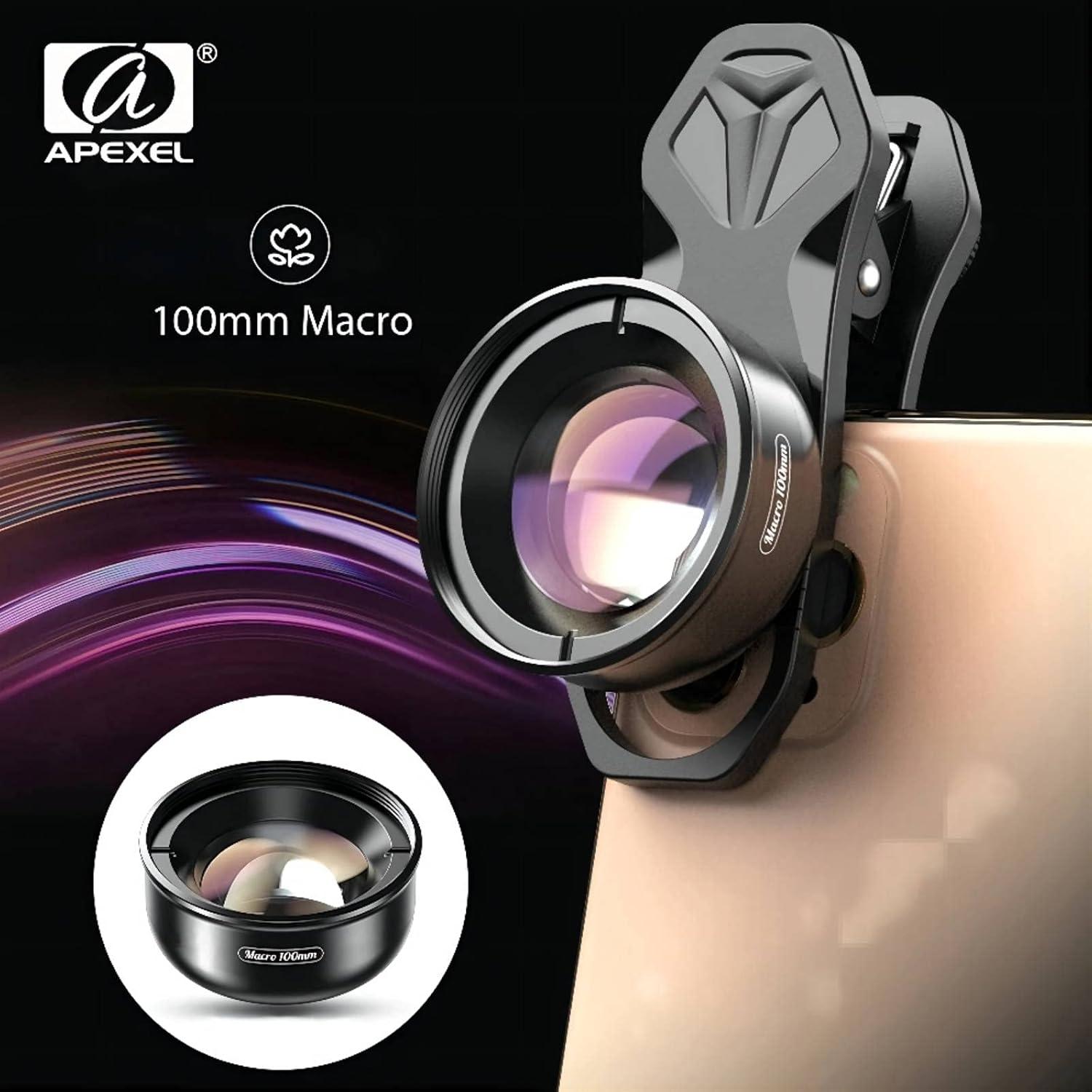 Lente de Teléfono HD 100mm Leshareselect para iPhone y Samsung