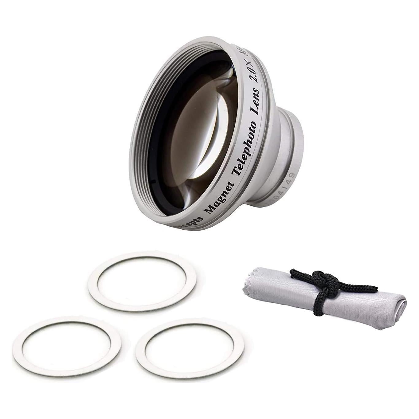 Lente Telefoto 2.0X Magnético Digital Nc para Samsung HMX-U10