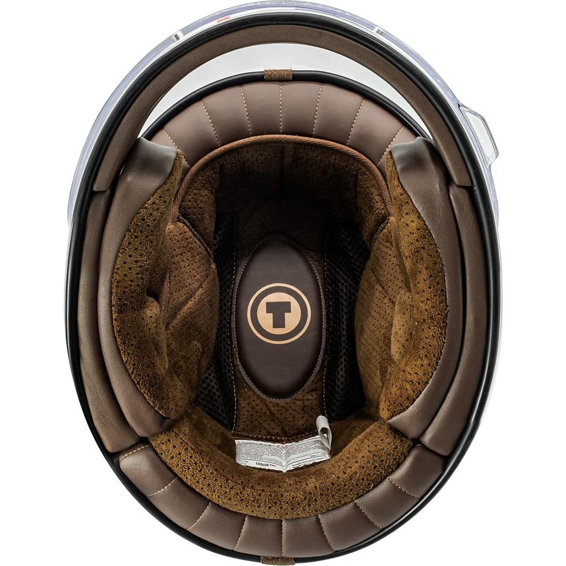 Casco Integral TORC T1 Fibra de Vidrio Negro X-Pequeño