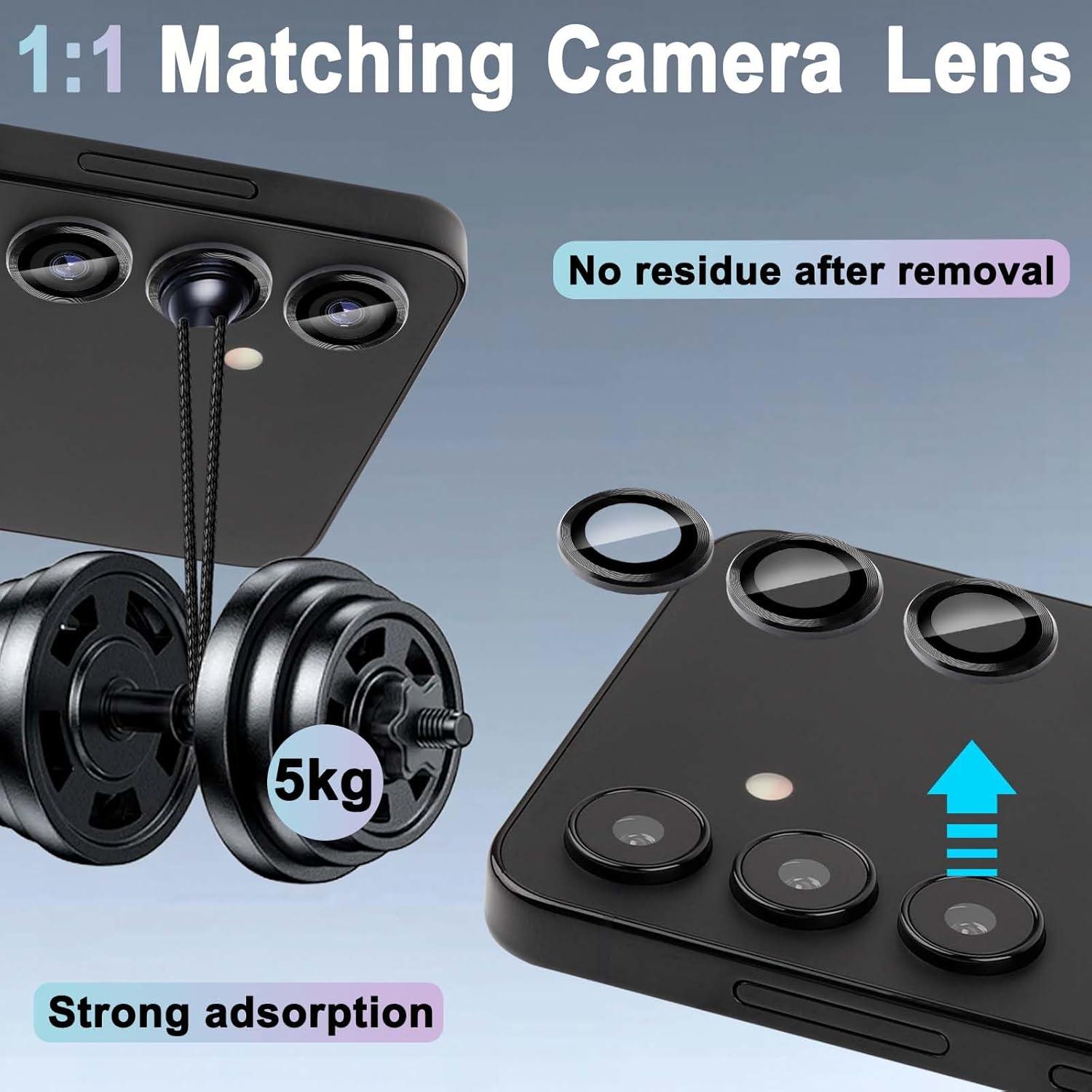 Protector de Lente de Cámara MONASAY para Galaxy S24+ 6.7"