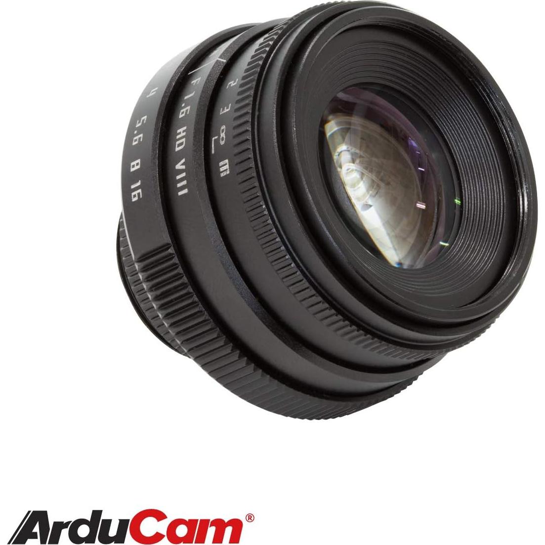 Lente C-Mount Arducam 35mm F1.6 para Raspberry Pi HQ
