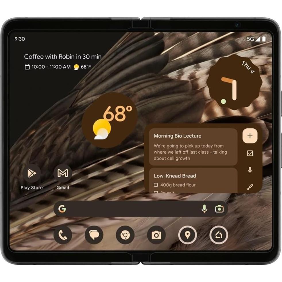 Google Pixel Fold - Smartphone Plegable 5G 512GB Obsidiana