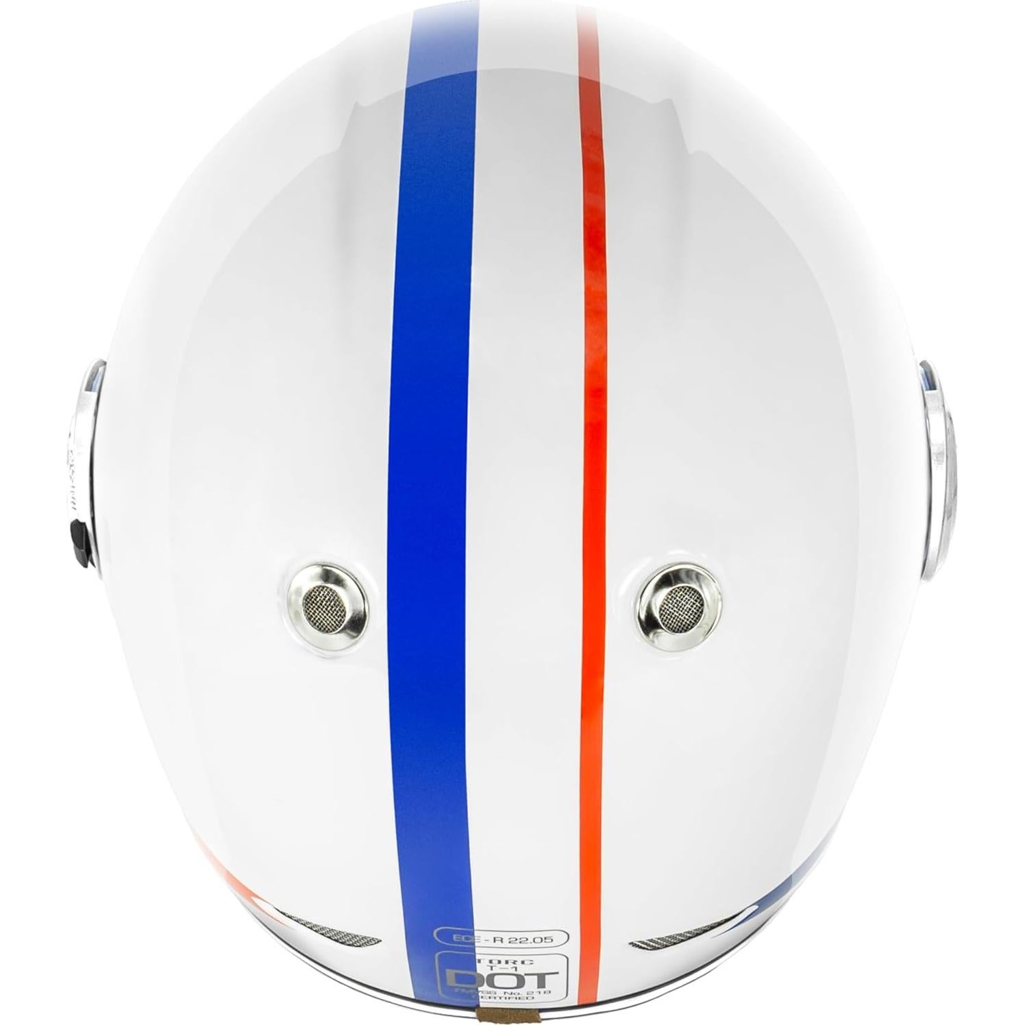 Casco Integral TORC T1 Fibra de Vidrio X-Grande Blanco