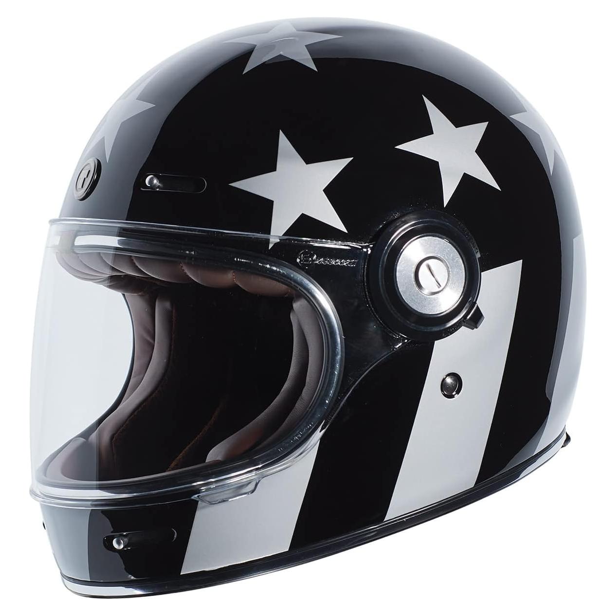 Casco Integral TORC T1 Fibra de Vidrio Grande Negro