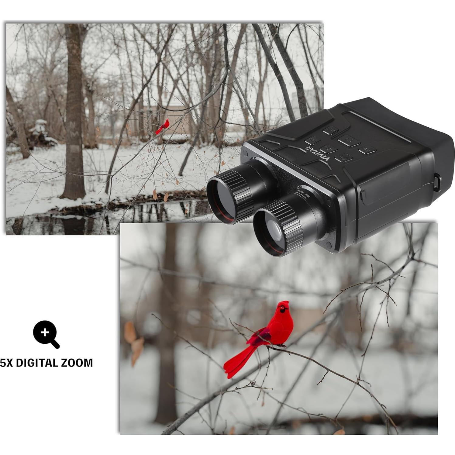 Cámara Binocular de Visión Nocturna VIVITAR 4x HD 16MP