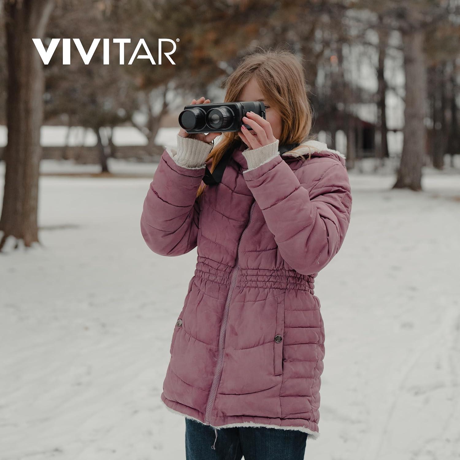 Cámara Binocular de Visión Nocturna VIVITAR 4x HD 16MP