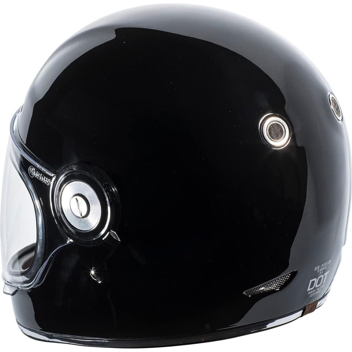 Casco Integral TORC T1 Fibra de Vidrio 3X Grande Negro