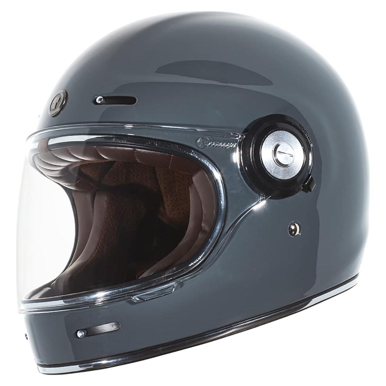 Casco Integral TORC T1 Fibra de Vidrio Grande Gris
